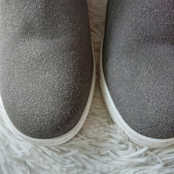 New women's Sz 6 Athlefit dual zipper fashion casual grey sneakers booties - Picture 5 of 12